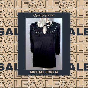Michael Kors Black Blouse — FINAL SALE PRICE